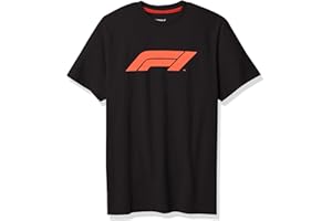 Fuel For Fans Fórmula 1 - Producto Oficial - Camiseta con Logotipo Grande - Negro - Talla: M