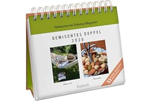 Postkartenkalender 2026: Gemischtes Doppel: Die kultigen Schüttelreime. Wochenkalender zum Aufstellen, Tischkalender, Spiralbindung & 53 Postkarten zum Heraustrennen