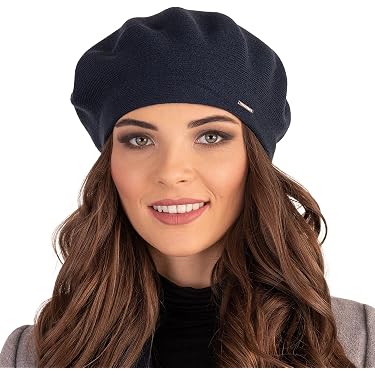 Barett Für Damen – Gestrickte Baskenmütze Aus Acryl Für Den Winter | Warm, Weich & Lässig – Perfekt Für Outdoor-Aktivitäten