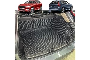 7DEEKEI Boot Liner Compatible with Volvo XC-60 (XC60) 2017-2025 (and Rear Left and Right Side Panels) Boot Mats Dog Friendly