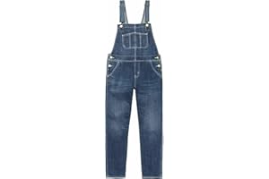 FAIRY TRENDZ LTD Men Women Regular Fit Denim Dungarees Long Jumpsuit Street Wear Pocketed Bib Overall Romper