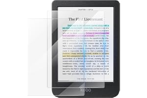 MoKo 2 Pack Tempered Glass for 6 Inch Kobo Clara BW & Clara Color 2024
