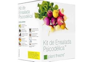 Plant Theatre Kit de Ensalada Psicodélica - 5 fantásticas verduras de ensalada para crecer - Gran Regalo