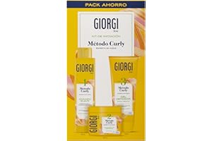 GIORGI Line - Kit de Iniciación al Método Curly en 3 Pasos, Rizos Espectaculares, 0% Alcohol, 0% Siliconas, 0% Sulfatos, Con Proteínas Vegetales y Aguacate - 950 ml