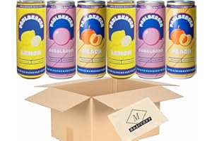 2x Paulberger Limo Set mit neuer Sorte! Paul Berger iCrimax Lemon Bubblegum Peach 6 x 330ml inkl. 1,50€ Pfand Einweg by MBAccent + MBAccent Sticker