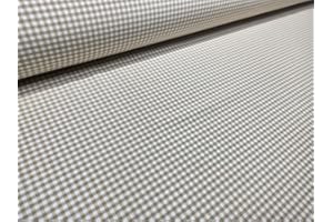 DESCONOCIDO RIVERO Tejidos. Tejido de loneta con Fondo Estampado de Vichy 5 mm con 280 cm de Ancho. Se Vende por Metros. Ideal para la confección de Cortinas, manteles..