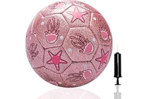 U&C Planet Pallone da calcio per bambini, taglia 2, palla piccola per bambini, palline da giardino regalo per bambini ragazzi ragazze 1 2 3 4 5 6 anni