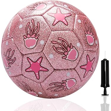 JRD&BS WINL Regalo per Ragazzo 3-12 Anni, Aerodinamico Pallone da Calcio LED Sport Giocattoli per Bambini Giocattoli Sportivi Calcio Giocattoli per Bambini|(Nero
