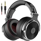 OneOdio Pro 50 Cuffie Professionali da Studio, Cuffie Cablate con Shareport e Microfono, Jack da 3,5 mm e 6,35 mm, Cuffie per