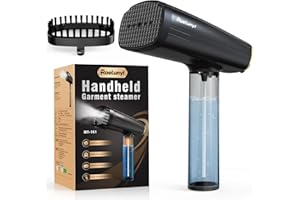 Raelunyi Clothes Steamer, Garment Steamer for Clothes, Portable Handheld Travel Steamer Clothing, Ideal for Home