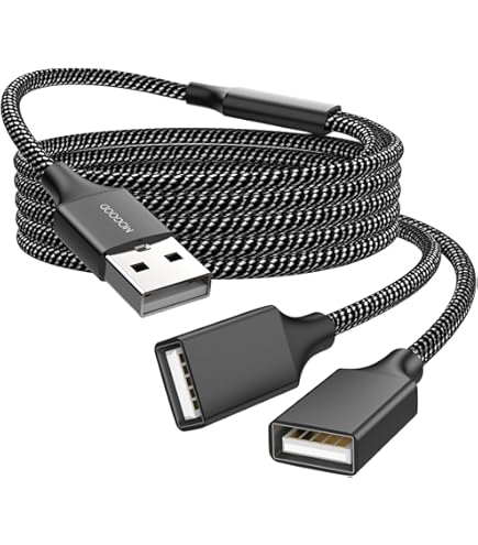 Cavo USB Y Splitter 2.0 - 1 Maschio A 2 Femmine, 30cm, Alimentatore Per Dischi Esterni E Dispositivi A Bassa Tensione - 6