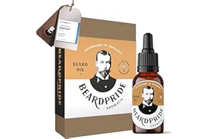 ‎BEARDPRIDE BEARDPRIDE Bio Bartöl Herren I Original Bart Öl aus dem Barbershop Bartpflege Öl für weichen Bart I 100% naturreines Bartwuchsöl I Beard Oil