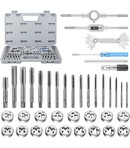 Set Maschi Filettati G 3/8" Whitworth - HSS Per Tubi CNC - Foto 9