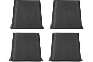 4 St/set 3 Möbelhöjare Justerbar Säng Stol Riser Breda Fötter Lyftställ Långvarigt Pp Tyg Detta Fixturer Höjar Hantverk 4pack 12 * 12 * 10cm Stor LängdÖkare Skalan Av Detta