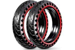 BABEJIA 2 Pièces Pneu 50/75-6.1 Trottinette Electrique, Améliorez Votre Conduite avec Roues 8 1/2 x2 Tubeless, Pneu Plein 8.5x2.0 Compatible avec Wispeed T855 et Xiaomi M365/Pro 2/3/3 Lite, etc
