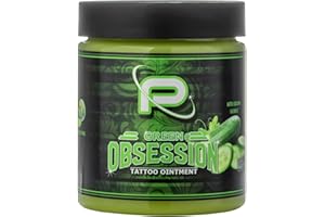 Proton - Colours Obsession - Tattoo Butter - Made by Nature - Green - 250ml / 8.5 Oz. Crema para proceso tatuaje y curar. Verde
