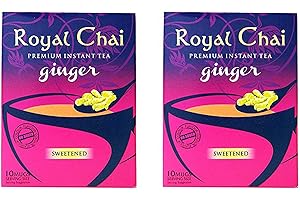 Royal Chai - Premium Instant Tea - Ginger (sweetened) 220g x 2