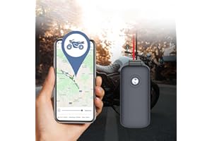 WANWAYTECH GPS Localizzatore Tracker per Auto Moto, Allarme Antifurto, Recinzione Elettronica, Tracciamento del Percorso, SIM Card Integrata, 10S Posizionamento in Tempo Reale, Allarmi Multipli