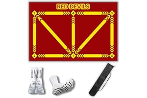 Football Training Mat - Club Soccer Mastery Skills XL 90x60cm Football Gifts for Boys | Pro Dribble Ball Control & Stress Relief Games for Kids & Teenage | Birthday Christmas Gifts