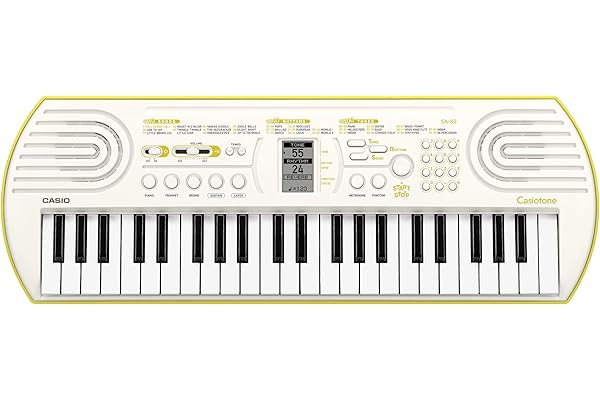 Casio SA-80 Mini-clavier avec 44 mini-Touches, Blanc