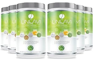 LINEAVI Aktivkost Diät Shake Neutral, 6x500g, Abnehm Shake mit angenehmen Geschmack, Mahlzeitenersatz aus Soja-, Erbsen-, Reis- und Molken Eiweiß, laktose- und glutenfrei