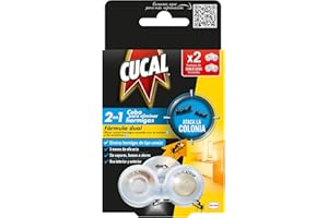 Cucal Insecticida Trampa Hormigas 2 Trampas, Pack de 4, Total 8 trampas, Insecticidas para Eliminar Hormigas con Eficacia de 3 Meses, Repelente que Erradica la Colonia