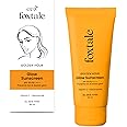 Foxtale SPF 50 Vitamin C & Niacinamide Glow Sunscreen with PA++++ | Lightweight, Fast Absorbing | UVA & UVB Filters | Prevents Tanning, No White Cast | Non-Greasy | For Men & Women, All Skin Types - 80 Ml