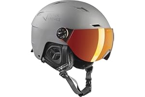 Black Crevice Casco de esquí con Visera Kirchberg I Transpirable para Hombre y Mujer con Aberturas de ventilación, Casco de esquí Unisex, Casco de esquí Ajustable