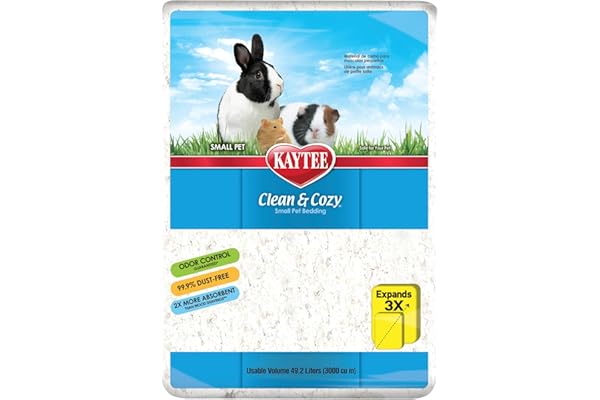 Kaytee Clean & Cozy : litière en papier, super absorbante