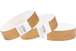 Cintapunto® – Confezione da 1000 pezzi, braccialetti in tyvek, 19 mm, per entrata locali, festival