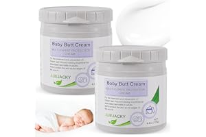 AUEJACKY 2PCS | 250g crème pour les fesses, Crème pour couches pour bébé, protège contre l'érythème fessier, rash cream baby, protecteur avancé de la peau, crème pour couches pipile, hydratan