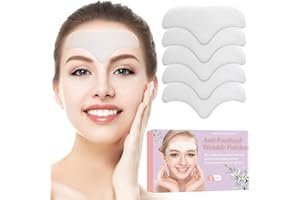 SEGMINISMART Patch Antirughe,Cerotti Antirughe Fronte,Anti Wrinkle Patches,maschera antirughe fronte per uomini e donne, elimina le rughe sulla fronte, 5 PCS