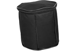 WHAMVOX Accordion Storage Bag Hurdy Gurdy Instrument Tote Insert Organizer Piano Accordion Concertina Handbag Storage Bag Accordion Carrying Bag Accordion Soft Case Metal Zipper Black Bass