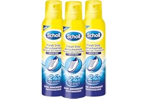 RECKITT Scholl Fresh Step spray do butów, świeże buty, 3 sztuki (3 x 150 ml)