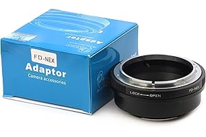 Pixco Adapter for Canon FD Lens to Sony NEX E Mount Ring Adapter for All Sony NEX E Mouth Cameras Sony NEX E A5100 A6000 A5000 A3000 NEX-5T NEX-3N NEX-6 NEX-5R NEX-F3 NEX-7 (FD-NEX)