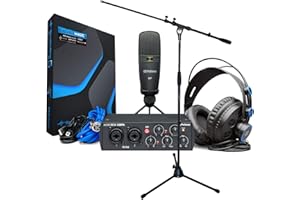 Presonus Audiobox 96 Studio Recording Set + Keepdrum Microphone Stand