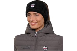 ‎SPOOKS SPOOKS Damen Stirnband, Kopfbedeckung, Kopfband, Headband, Schweißband Kopf, Haarbänder, Haare, Schweißbänder Mädchen, locker Casual - Emma Headband, Black, Einheitsgröße