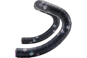 Supacaz Super Sticky Kush Galaxy Bar Tape - Olio Slick w/Oil Slick Plugs