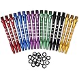 SCSpecial 53 Millimeters Aluminium Dart Shafts 18 Pieces Harrow Dart Stems Throwing Fitting with O'ring