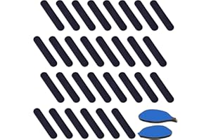 PEUTIER 30 Pezzi Nastro di Piombo Pickleball, 3g Strisce Adesive di Piombo Nastro di Piombo Adesivo per Protezione del Bordo della Paletta, Aumenta la Potenza e la velocità di Oscillazione (Nero)