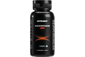 Nutrabay Pro Active Multivitamin for Men with Zinc, Magnesium, Vitamin B,C,A,E Enhances Energy, Immunity & Better Sleep 60 Veg Capsules 100% RDA for Viamins & Minerals Purity Tested Supplement
