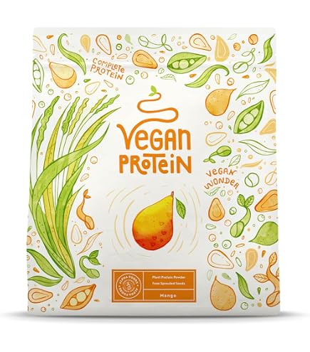 Proteine in Polvere Vegane | Gusto Cocco | 19g Proteine Vegetali Isolate di Pisello, Riso, Girasole e Soia | Massa Muscolare | 600g Vegan Protein