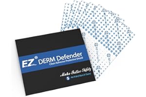 EZ TATTOO EZ Pansement Tatouage Waterproof - 5pièces (15cm X 10cm) Couverture de Tatouage de la Seconde Peau Bandage Après Tatouage pour la Récupération de la Peau Fournitures de Tatouage