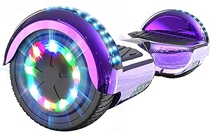 FUNDOT Hoverboards,Hoverboards for kids,Self balancing scooter 6.5 inch,Hoverboards with beautiful LED lights,Hoverboards with Bluetooth speaker,Gift for Children