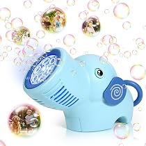 Machine A Bulles Pour Enfant Lot 2 Pistolets à Bulles EagleStone - Automatique LED - 4 Solutions Incluses - Jouet Enfants Extérieur Pistolets Bulles Automatiques Led Enfants Fête Anniversaire