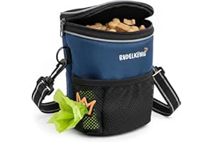 Rudelkönig Sac friandise chien - Sacoche friandise chien - Pochette friandise chien - Sac de dressage multifonctionnel