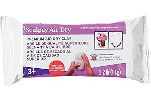 SCULPEY Polyform Model Air Clay 2.2lb-White