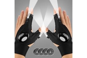 Mylivell Handschuhe mit Licht für Männer – Coole Gadgets für Männer, praktisches Angelzubehör zum Angeln, originelle Geschenke für Männer, Männergeschenke und Idee für den Angel Adventskalender