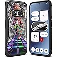 Ringke Fusion-X Design Compatible with Nothing Phone (2a) Plus/Nothing Phone (2a) Case Cover Transparent Hard Back Soft Flexible TPU Bumper Scratch Resistant Shockproof Protection - DJ Bot (Black)