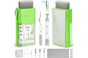 Ordilend Tutto in Uno Kit Pulizia Tastiera pc Computer Laptop Spazzola Pulisci Schermo per Tablet Auricolari Bluetooth Smartphone Earbuds Headphones Fotocamera